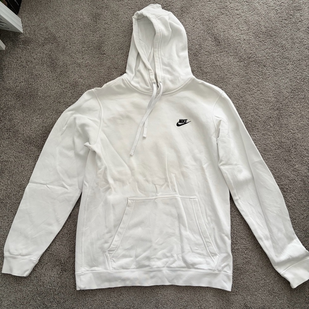 Nike White Hoodie